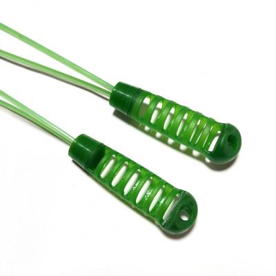 绿色 滚轮式拉背条按摩器搓背按摩轮腹部腰部腿部背部三排滚轮带拉背器