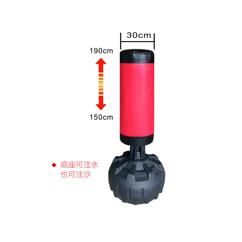伍贰伍WEW-XXZ立式宣泄柱拳击沙袋实心搏击沙包心理减压教具高清大图