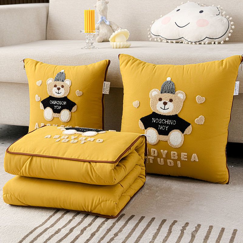 南极人抱枕被子两用卡通抱枕办公室学生宿舍车用午睡多功能抱枕被