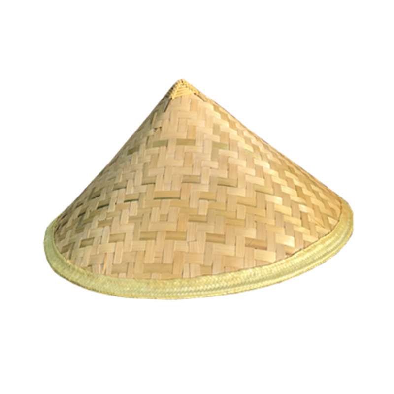 盛世尼曼斗笠竹编防晒草帽男士钓鱼遮阳竹编斗笠帽农民户外凉帽舞台