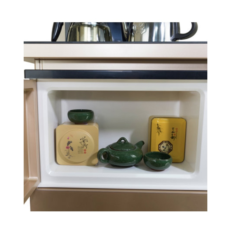 海尔 (Haier) 茶吧机 YR1881-CB 家用饮水机下置式全自动上水 饮水机立式(卡其金)