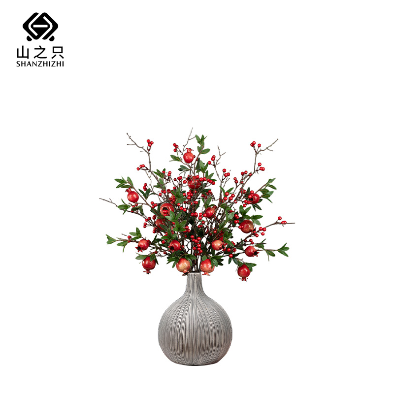 山之只 仿真石榴花 MZ0111 个高清大图