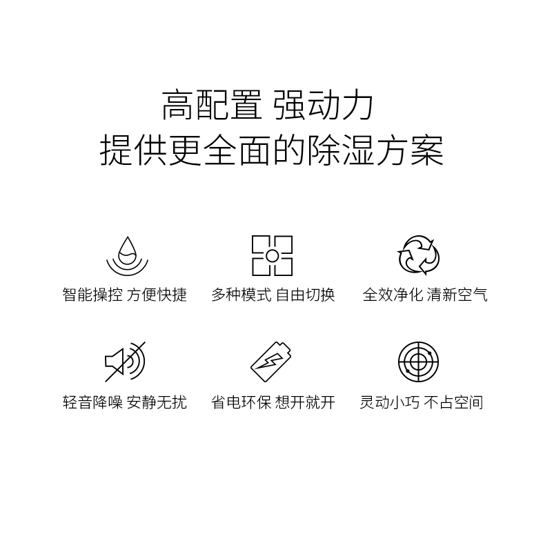 欧井(Eurgeen)除湿机家用12升抽湿机卧室吸除湿器小型干燥机HUAWEI HiLink OJ-123E