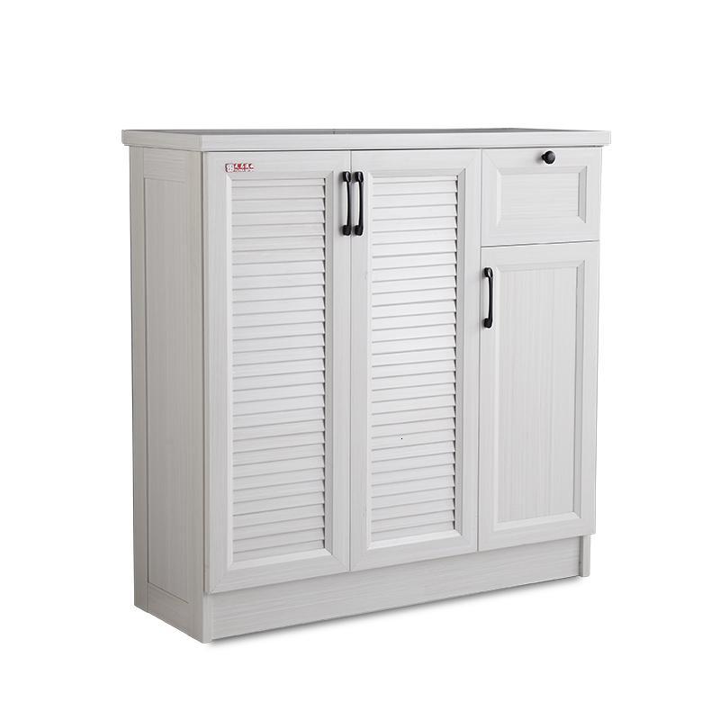 加大壁厚铝合金鞋柜阳台户外厅防水全铝储物柜定制鞋柜