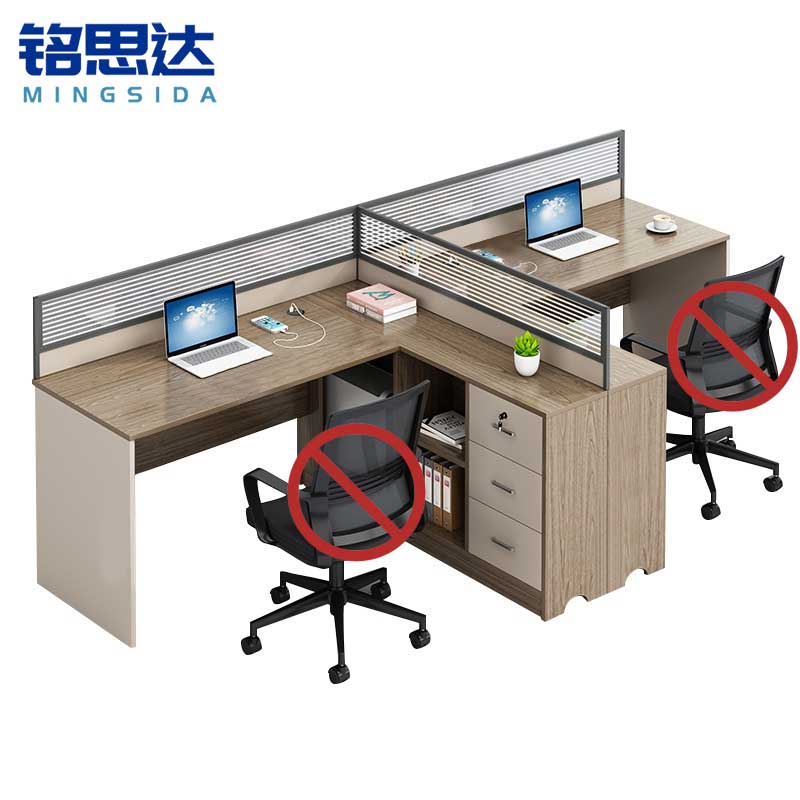 铭思达屏风工位双人位张高清大图