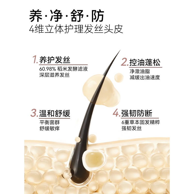 长发小寨 头皮护理洗发水(女士专用) 400g高清大图