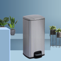 优诗提念YSTN-LJT004单桶不锈钢垃圾桶 30L(计价单位:个)银色