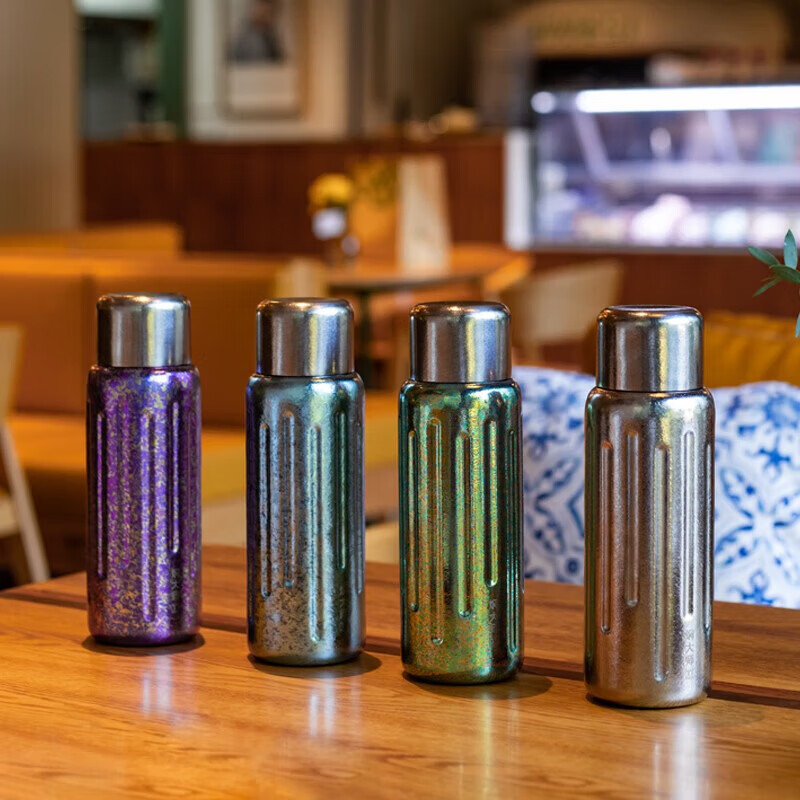 焖大师(MENDASHI ) 520ml全钛绅士闷泡杯茶水分离 纯钛杯高档 MD520T冰川蓝高清大图