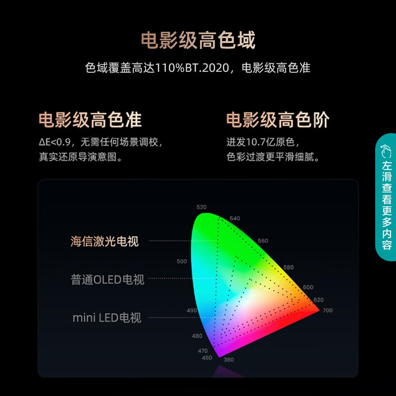海信 88L8K 88英寸激光智能电视机4k