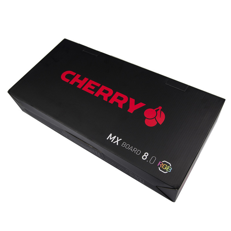 樱桃(CHERRY)MX Board 8.0 G80-3888HXAEU-2 RGB 背光游戏机械键盘 黑色茶轴 绝地求