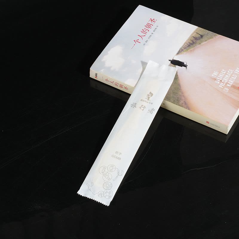 祝源酒店宾馆一次性用品 梳子 一次性梳子 批发定制 旅行者样 旅行者袋装长柄梳 旅行者乳白膜1把图片