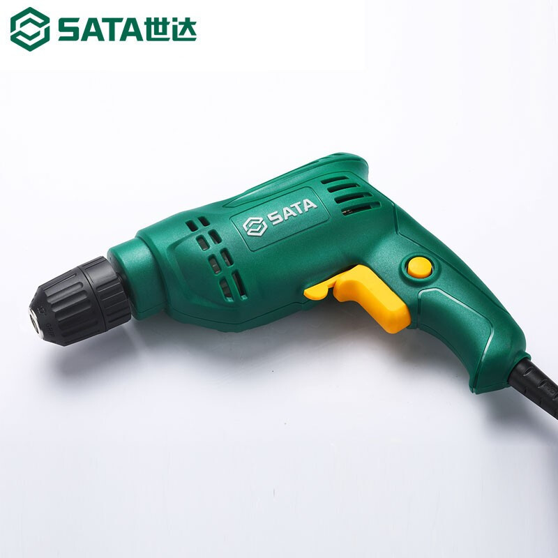 世达58件电钻组套家用工具箱多功能320W手电钻套装