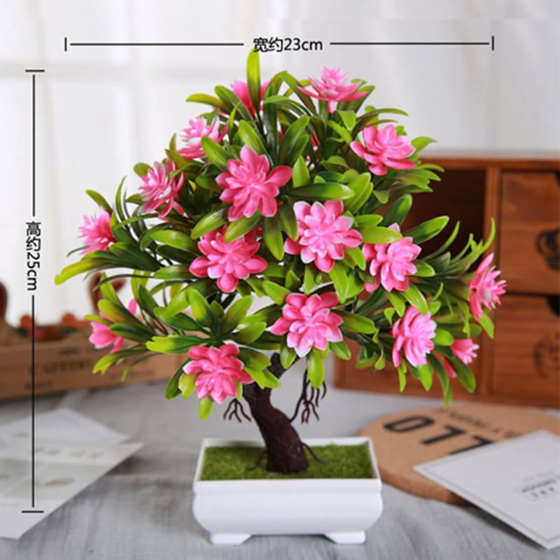 Kk装饰摆件热卖仿真花发财树植物塑料盆栽盆景荷花迷你绿植客厅装饰假花摆件荷花粉色 价格图片品牌报价 苏宁易购爱优品家居专营店