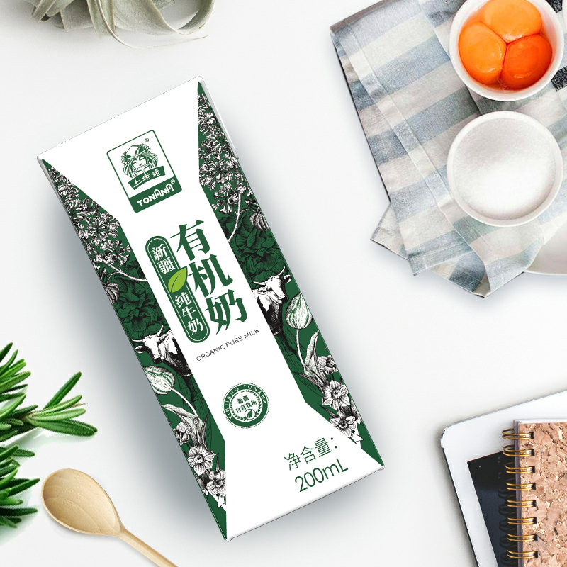 土姥姥-新疆有机纯牛奶200ML*12盒