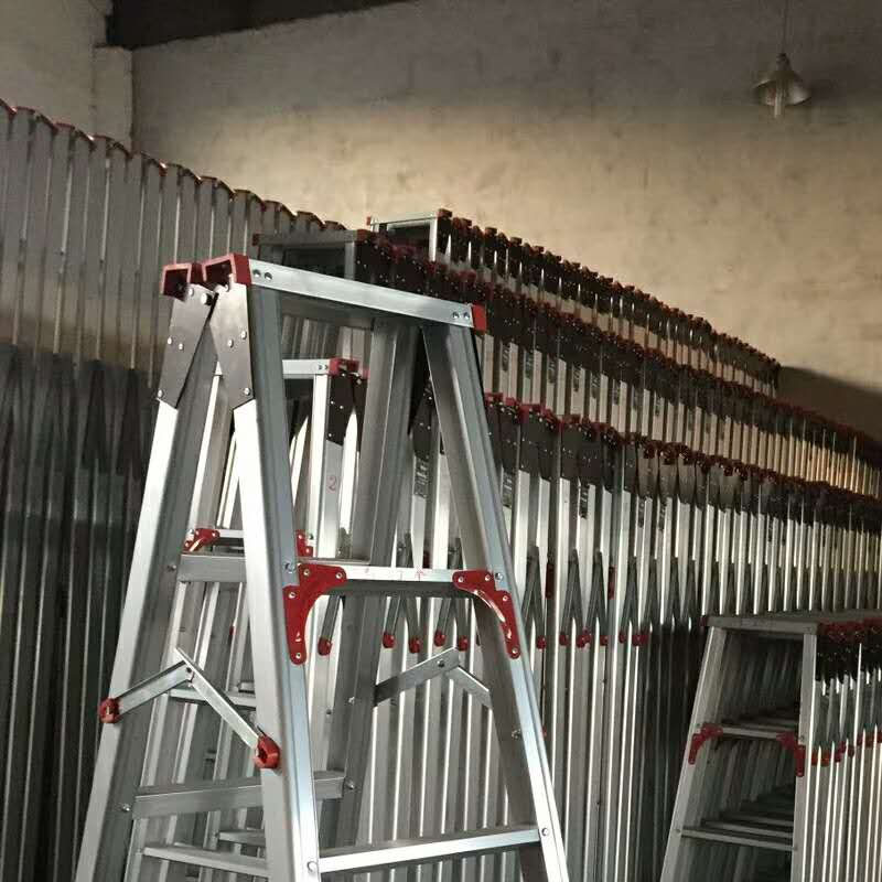 企购优品 铝合金梯子 双侧折叠梯 2米