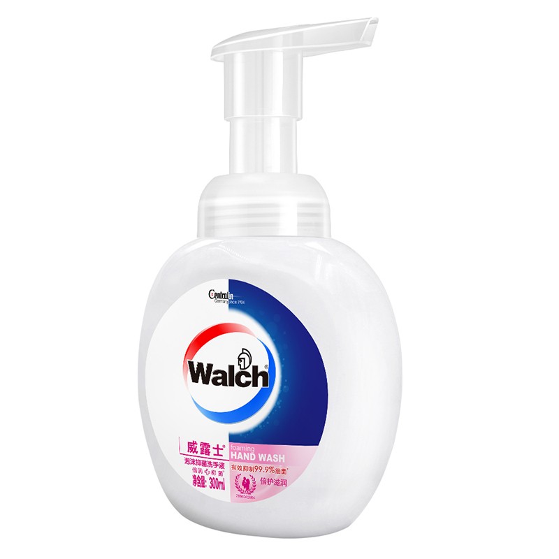 威露士泡沫抑菌洗手液倍护滋润 有效抑制99.9%细菌 300ml 1瓶高清大图