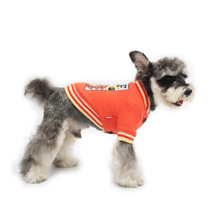 GYAPET2019秋冬款加厚加绒保暖宠物狗狗中大型狗衣服棒球服款