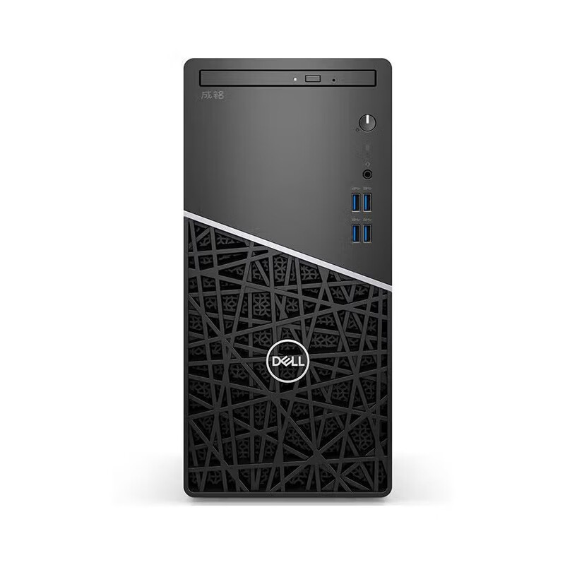 戴尔(DELL)成铭3901 十二代英特尔商用办公家用学生网课游戏电竞台式机电脑+23.8英寸(酷睿i7-12700 8G内存 1T机械+256G固态 集显)定制版主机
