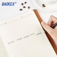 宝克(BAOKE)笔记本18K 精装款带扣皮面本 NB1418 红色 单本