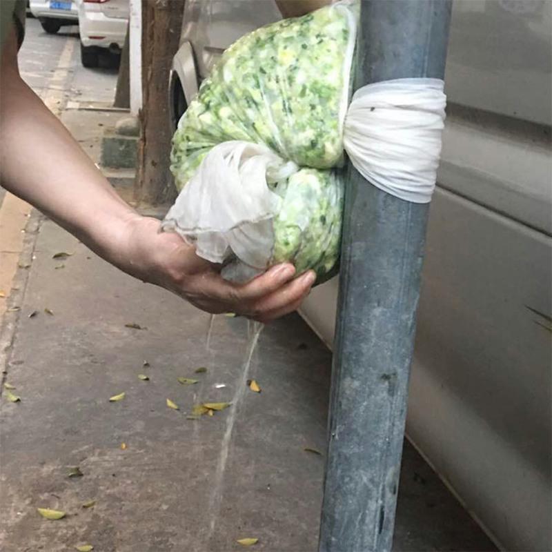 包子饺子菜馅商用挤菜袋家用蔬菜挤水袋大号小号沥水袋过滤网 商用小号80乘50 1个