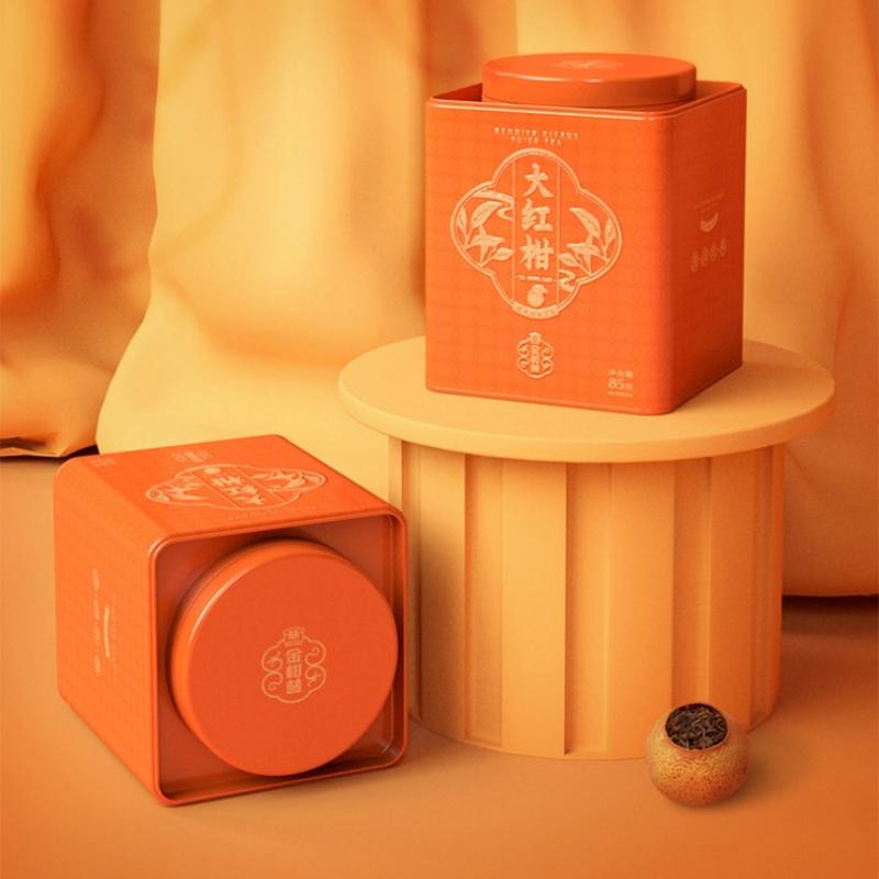 大益金柑普-大红柑(85g)高清大图