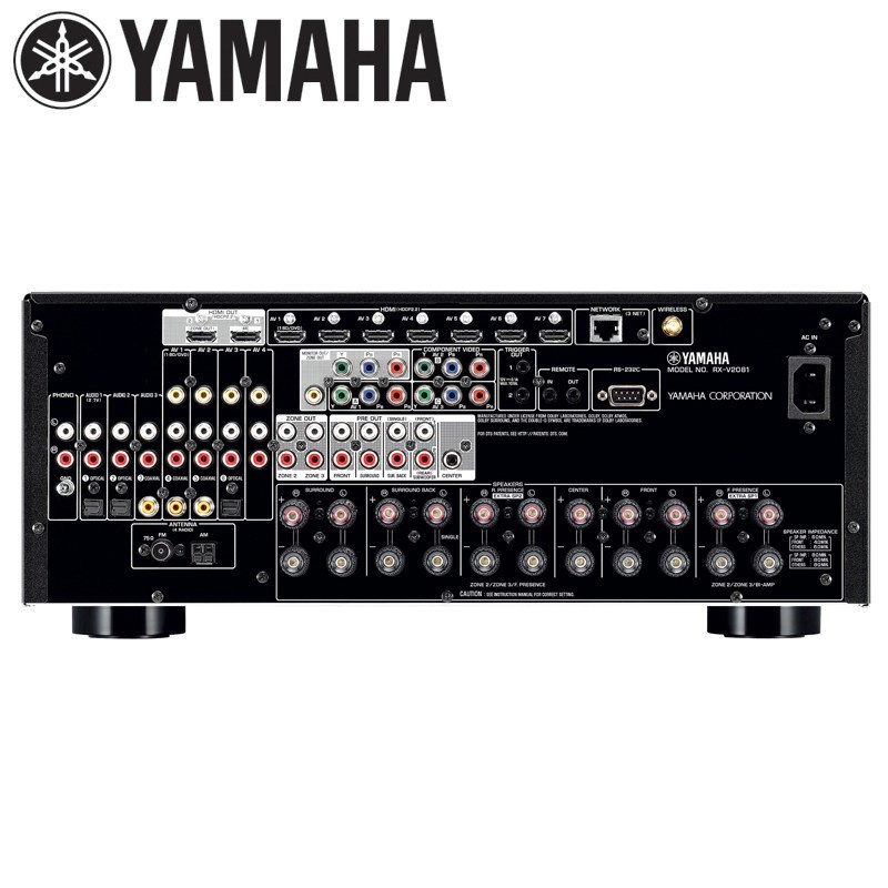 Yamaha/雅马哈 RX-V2081功放9.2声道数字功率放大器/杜比全影声