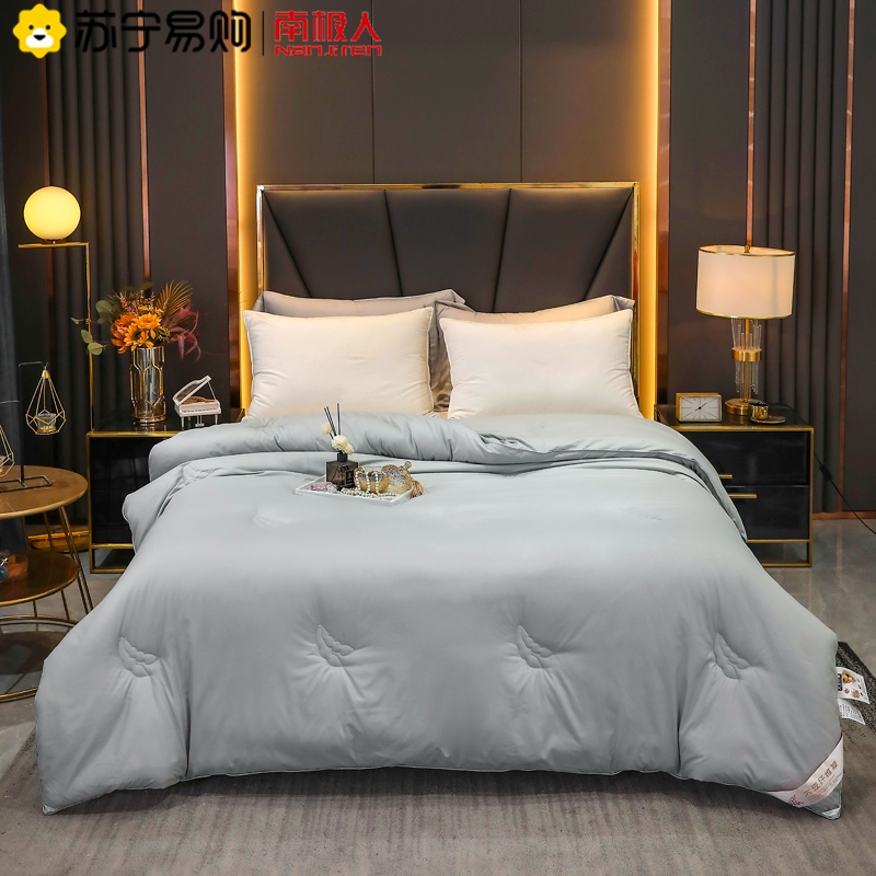 南极人(NanJiren)大豆纤维被子冬被春秋被四季通用棉被学生宿舍单人被芯被褥夏凉被空调被高清大图