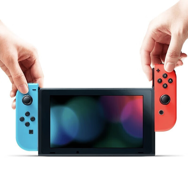 Nintendo任天堂switch游戏机ns港版续航增强版Switch红蓝主机[32G内存]