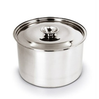 [精选]加厚不锈钢调料罐味盅调料盆缸炖盅带盖盆奶茶料缸 不锈钢直盆 调料缸 12cm
