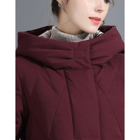 【官方正品】恒源祥中老年妈妈装羽绒服女2018冬季新款加厚保暖外套女中长款B