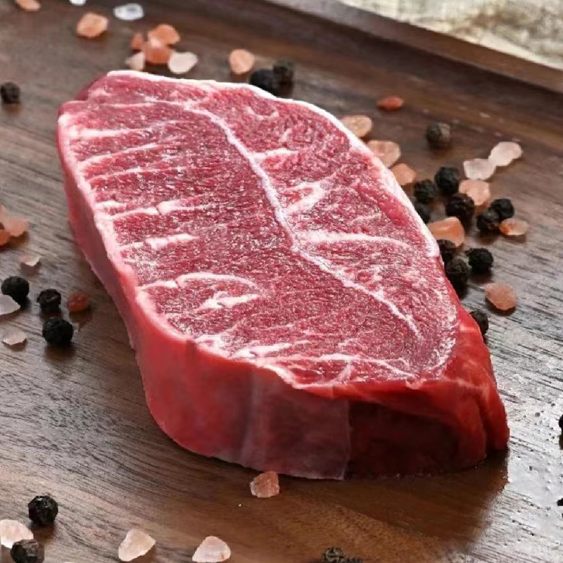 货出六盘 宁夏西吉县谷草饲喂养 六盘山牛肉 精品黄牛 原切雪花牛板腱2斤高清大图