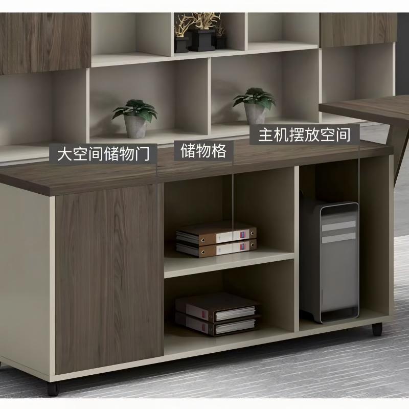 苏宁 金菲罗格 办公家具 板式钢架主管办公经理桌高清大图