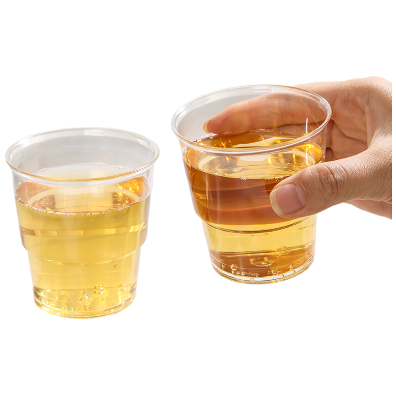 美丽雅一次性杯子航空杯 200ml*20只太空杯 加厚饮料杯塑料水杯茶杯