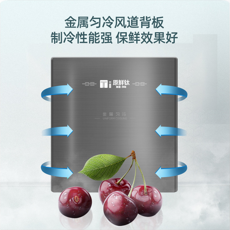 新飞(Frestec)母婴系列503升十字四门可嵌入变频一级风冷无霜变温调湿除菌冰箱 BCD-503WK8AT高清大图