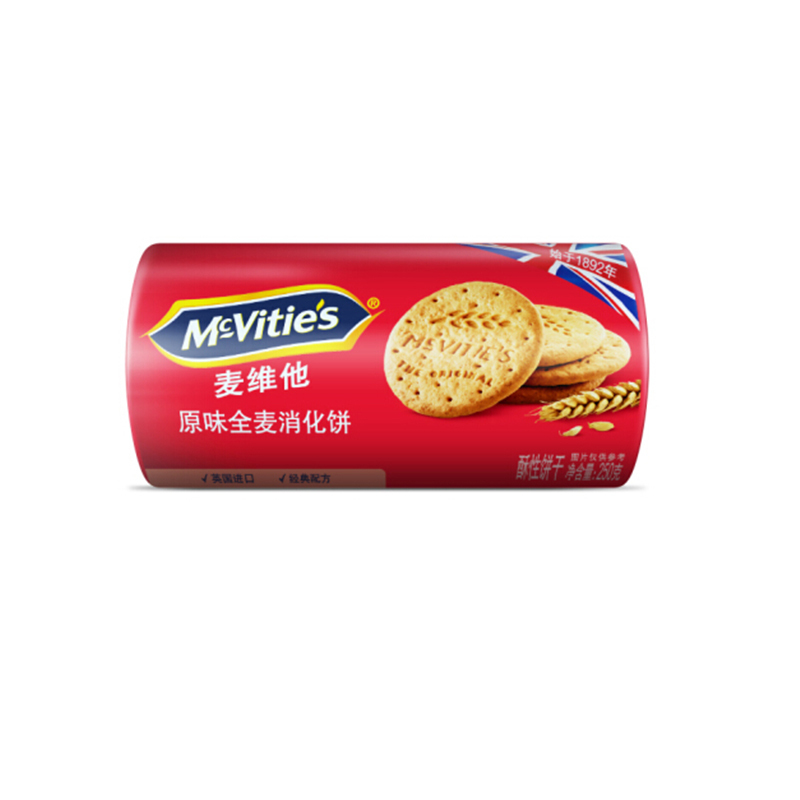 麦维他原味全麦消化饼250克