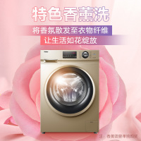 海尔(Haier) 10公斤滚筒洗衣机 全自动 变频节能大容量 新款巴氏杀菌 香薰/除菌高温筒自洁G100108B12G