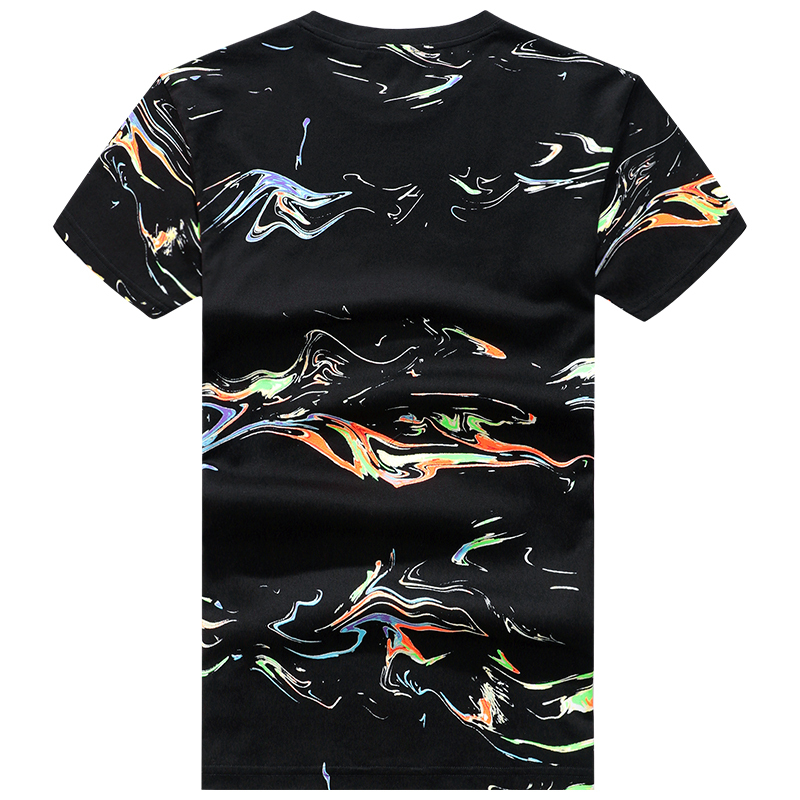 马克华菲短袖t恤男2022夏季新款潮牌潮流个性小众设计感涂鸦半袖