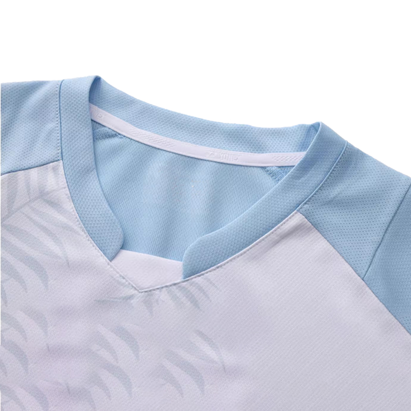 虔羽羽毛球比赛训练速干透羽毛球服X03 套高清大图