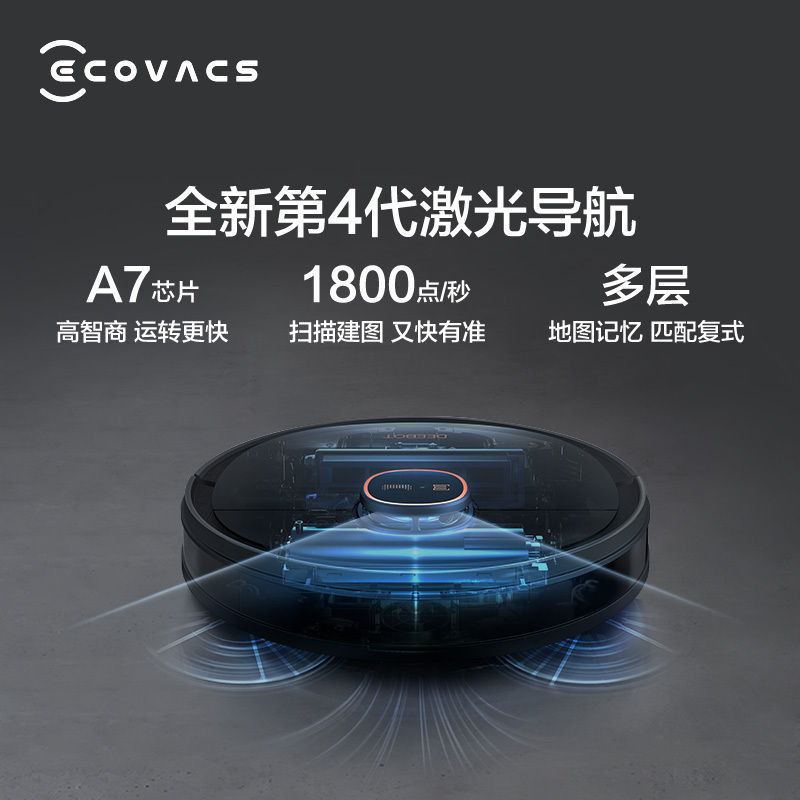 科沃斯(Ecovacs)扫地机器人地宝T5 Max+W83S窗宝套餐 家用吸尘器 扫擦搭档