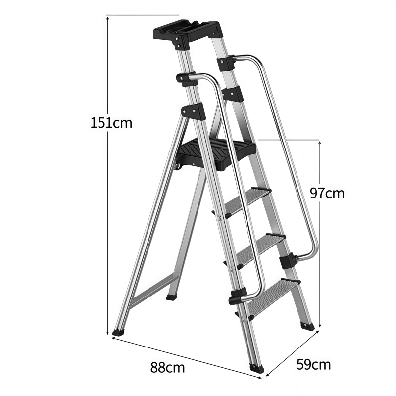 鑫木樽家用梯59*88*151cm个高清大图