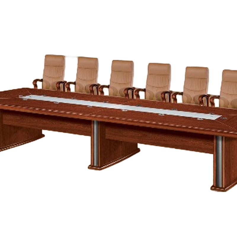 大央会议桌H-5548 4800W*1800D*760H办公家具会议桌长方形大型长桌简约现代会议室洽谈桌高清大图