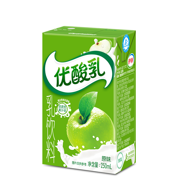 伊利利乐砖原味优酸乳新250ml