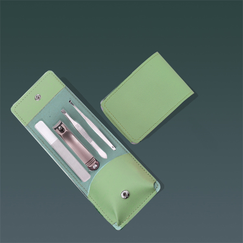 艾逸瑶选 阿西娜马卡龙修容修甲工具5件套 GJ-8012高清大图