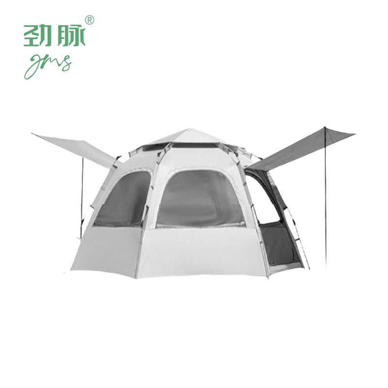 劲脉 全自动六角帐篷 防潮垫-240*280*160CM 顶高清大图
