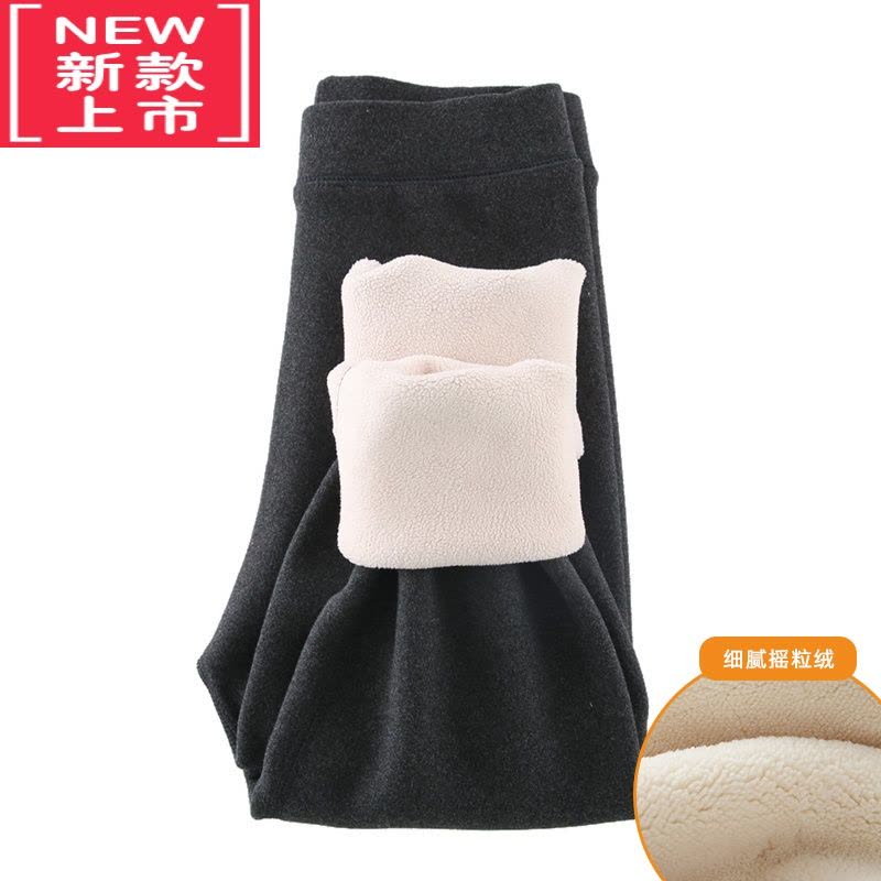 可莉允儿童保暖裤一体绒女童校服器棉裤内穿冬季男童宝宝加绒高腰裤子图片
