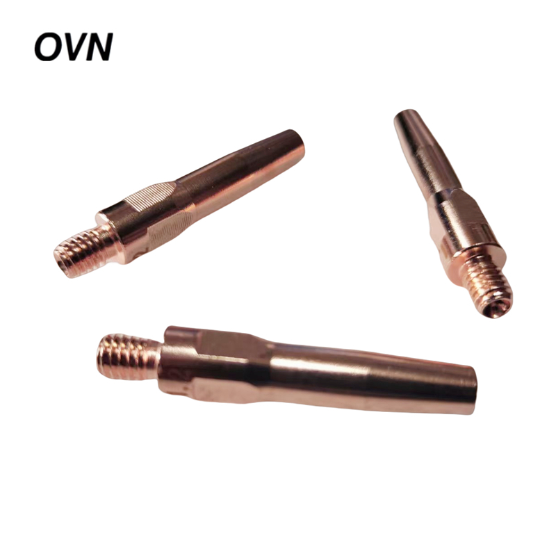 OVN 气保焊导电嘴 紫铜M6*40*1.6mm(10支一盒) 盒高清大图