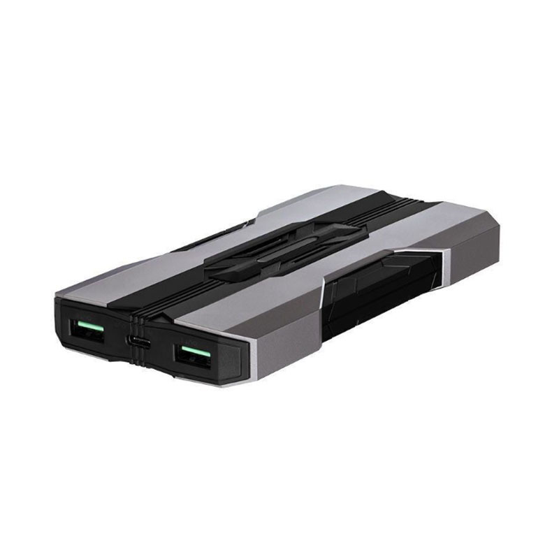 忆捷(EAGET) X6双向快充电源锂电池 18W 10000毫安多接口铠甲机身便携式 1个 黑色(单位:个)高清大图