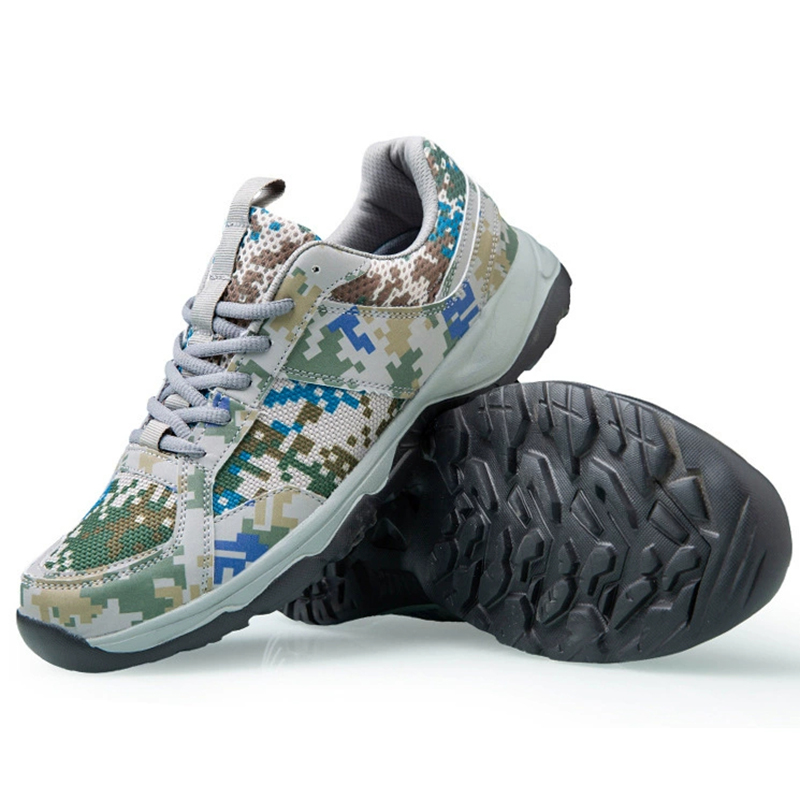 万山宏业网眼运动休闲鞋迷彩鞋超轻减震透气户外跑步鞋高清大图