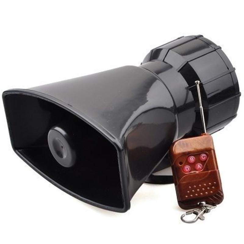 12v汽车摩托车喇叭带喊话器三音四音五音六音七音100w超响5音100w喊话