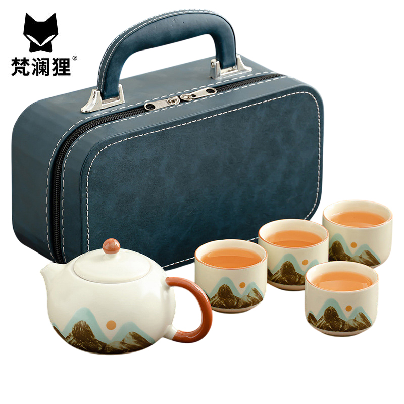 梵澜狸旅行功夫茶具W72 套高清大图